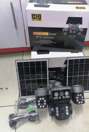 Ultra Smart Solar 4g CCTV Camera Dual Panel V380