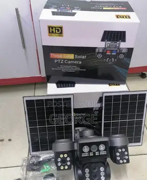 Full-Color Night Vision Smart Motion Detection Dual Panel CCTV Camera