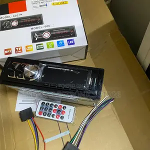 606 Digital Car Stereo Mp3 Player 1 Din Fm Radio With Remote Control
