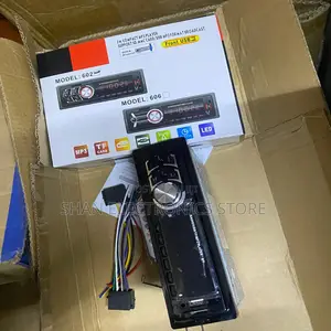 606 Mp3 Car Stereo Player 1 Din Fm Radio With Usb Sd Card Reader