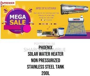 Phoenix 200l Solar Water Heater /200l Phoenix Solar Water Heater