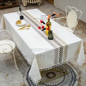 Cotton Linen Table Cloth-Ele