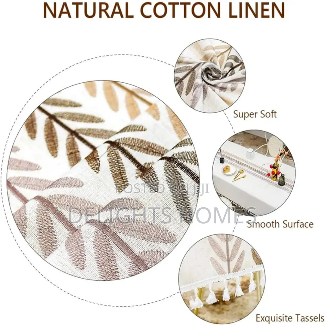 Cotton Linen Table Cloth-Ele