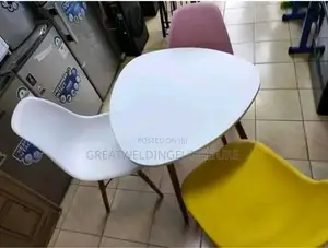 Brand New Square Table With Eames Chair