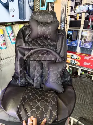 Pu Leather Seat Covers for Both Front Rear Seatsdiamond White Stitched