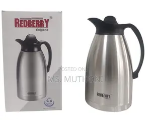4 LTRS a Redberry Stainless Steel Vacuum Flask