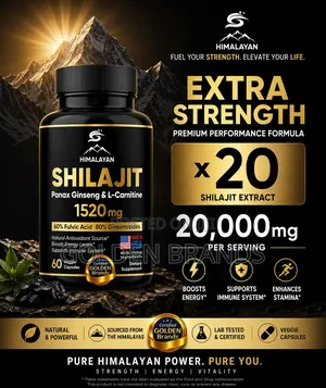 Original Shilajit Himalaya Male Performance Booster 60 Capsu