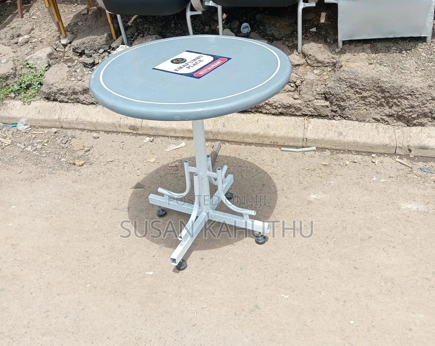 Grey Marble Modern Table