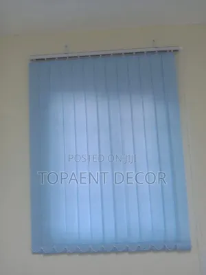 Soft Lighting, Light Blue Horizontal Office Window Blinds