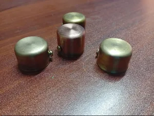 Bronze, Antique Gold Powder Coated Curtain Rod Cups