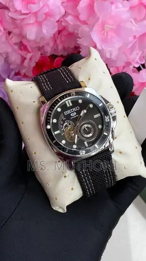 Skeleton Dial Seiko 5 Sports Automatic Watch