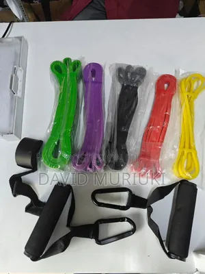 5 In One Resistance Bands With Handle And Adoor Anchor.