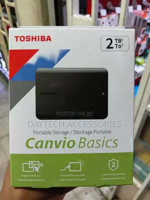 Toshiba Canvio Basics 2tb Usb 3.2 External Hard Drive - Black