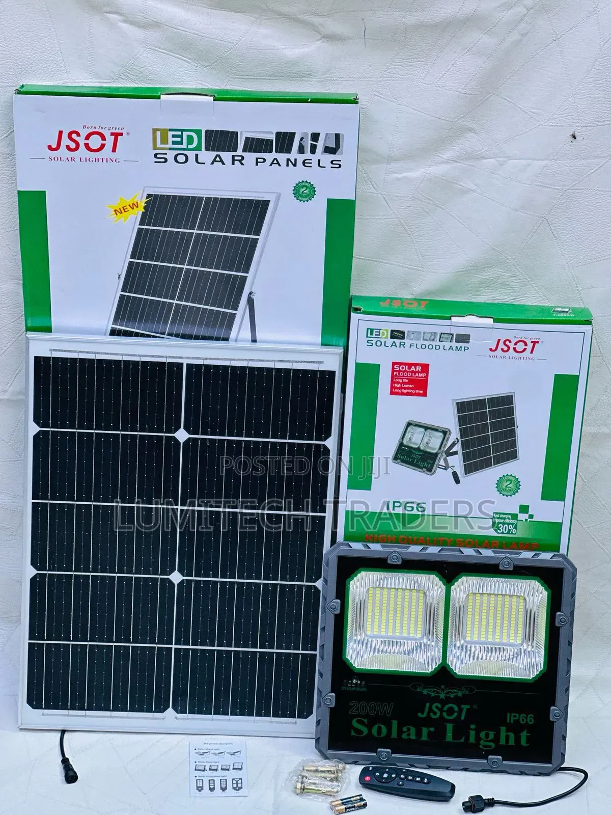 Jsot 100 Watts Solar Floodlamp