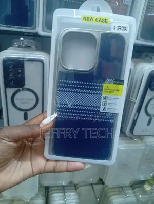 Carbon Weave Pattern Phone Case for iPhone 15 Pro Max