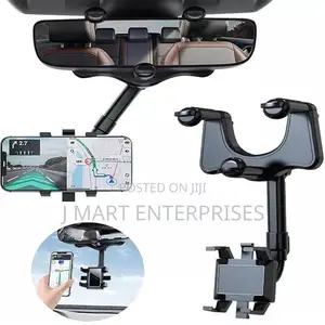 360 Degree Rotatable and Retractable Car Phone Holder, Multifunctional