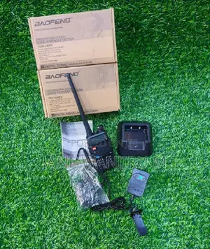 Baofeng Dual Band Walkie Talkie - Desktop Charger Included