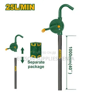 Hand Oil Pump Jadever Manual Rotary Drum Barrel Siphon Fuel Transfer