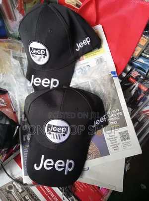 Breathable Lightweight Fabric Jeep Baseball Design Embroidered Cap