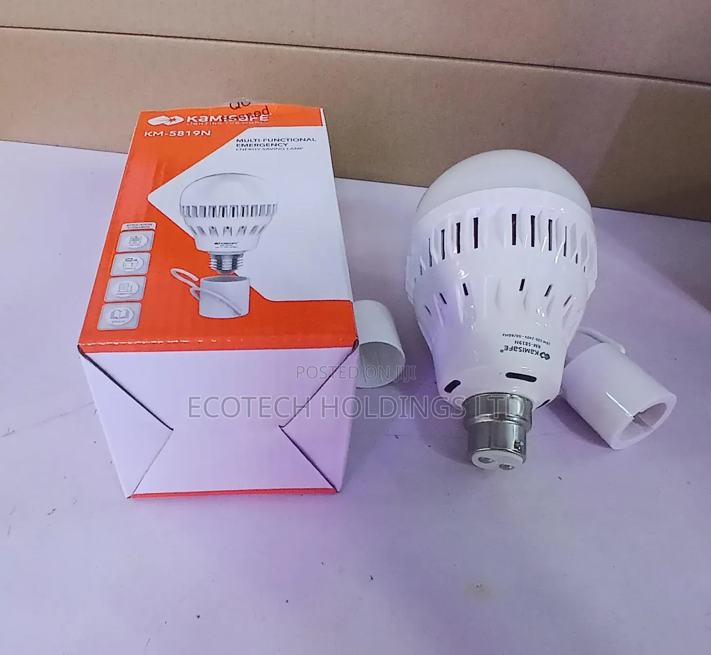 15wts B22 Kamisafe Rechargeable Bulb Km6