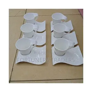 Wavy Cup and Saucer Set.