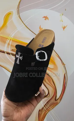 Chrome Hearts Birkenstock Slides 'Black' Original Quality
