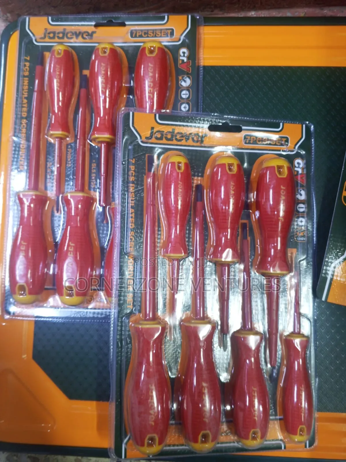 Jadever Insulated Screwdriver Set/ 7pcs Screwdriver Set