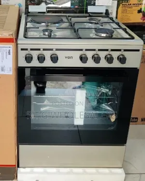 Von 60x60 Cooker 3 Gas + 1 Electric Oven Turbo Fan