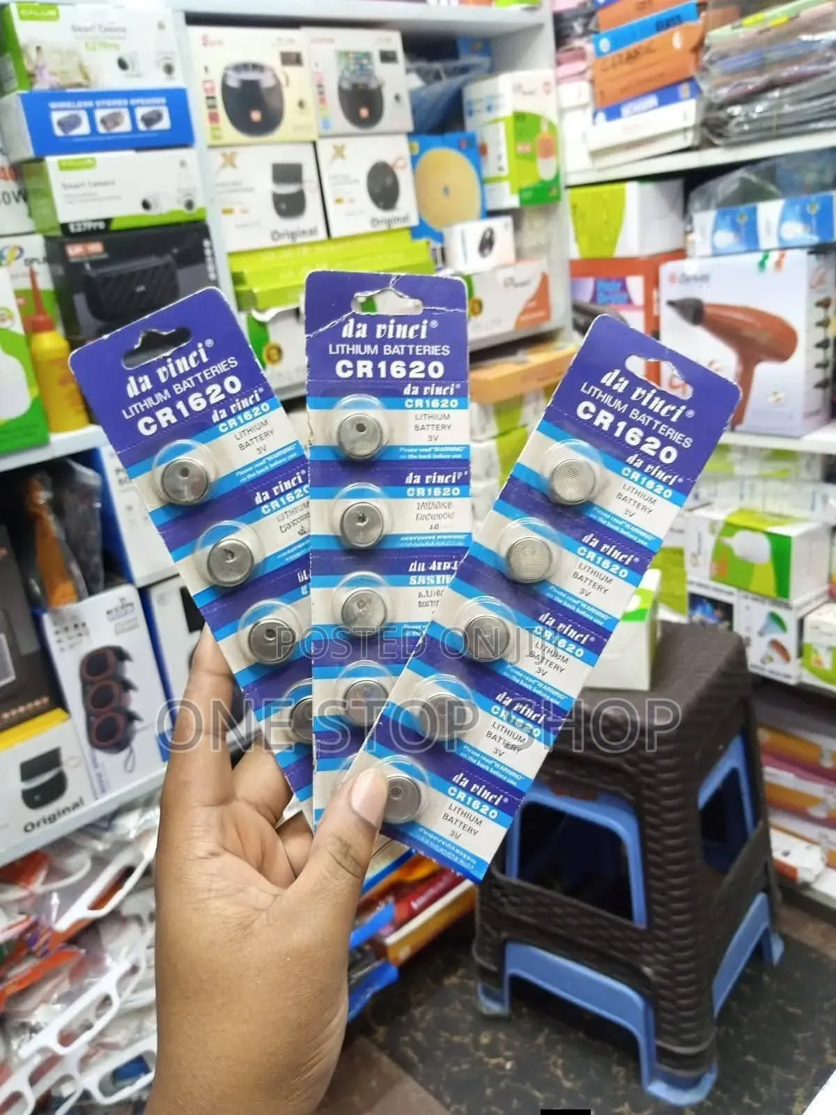 5pc Pack Cr1620 Lithium Cell Batteries