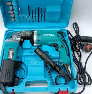 Heavy Duty Makita Grinder and Electric Drill Combo,Both Corded