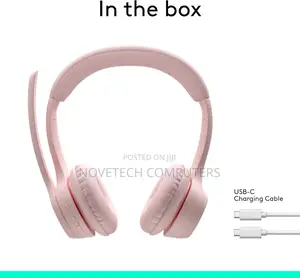 Logitech Zone 300 Wireless Headset With Noise-Canceling Microphone,
