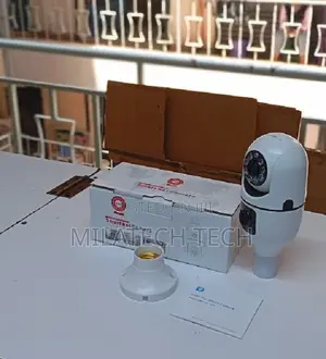 V380 Dual Lens Bulb Camera With Human Detection