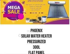 300l Solar Water Heater Flat Panel