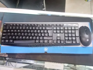 A Hp Wireless Keyboard and Mouse