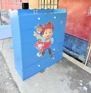Kids' Paw 4-Drawer Chest Cabinet
