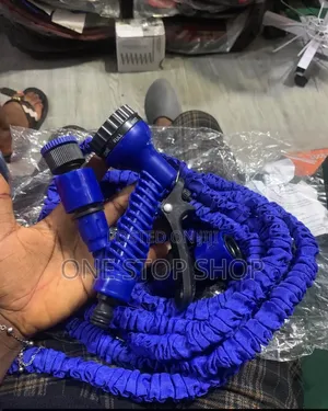 60m Multipurpose Garden Hose With Pipe,Spray Gun Nozzle for Car,Home