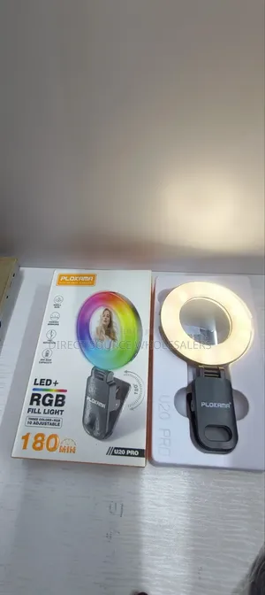 U20 Pro RGB Led Fill Light Clip for Phone, Tiktok Photography