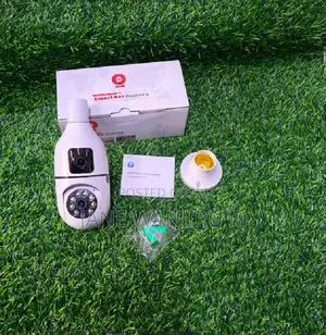 Bulb Shape Security Camera - Fixed + PTZ View