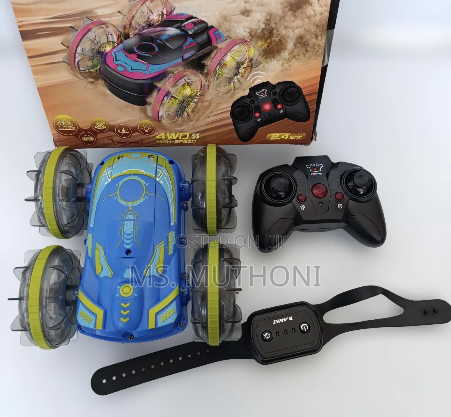 Hand Gesture/ Remote 2.4g Remote Control 4wd Stunt Car