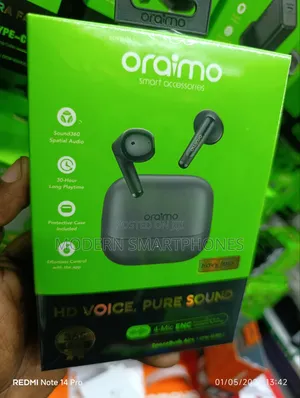 Oraimo Spacebuds Air+ Metallic Texture Ipx4 True Wireless Earbuds