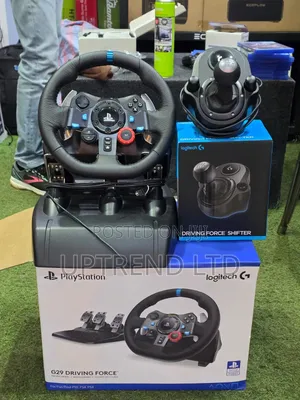 Logitech G29 Racing Wheel + Driving Force Shifter Bundle - Clean Unit