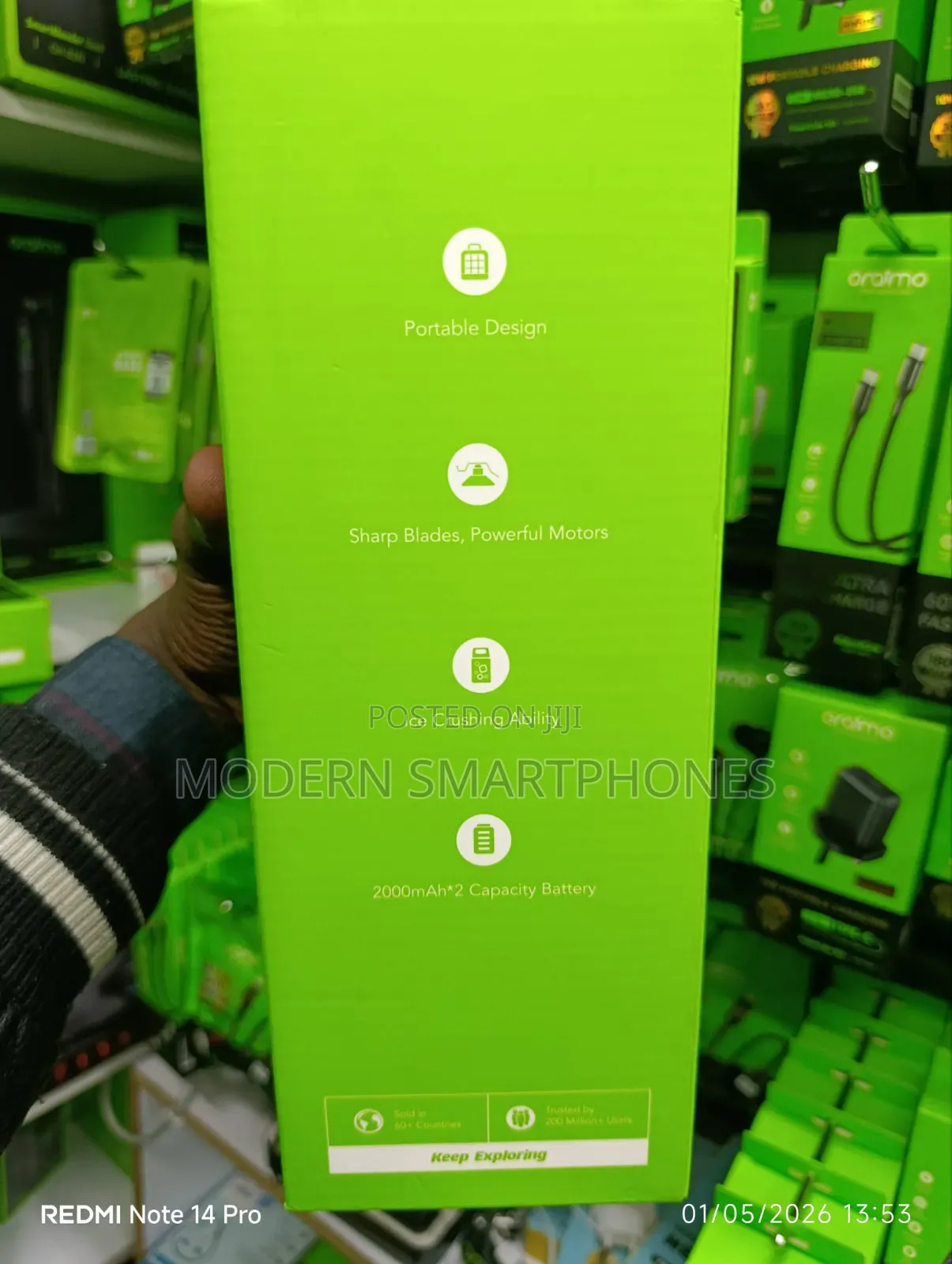 Oraimo Smartblender Go 500ml Portable Blender