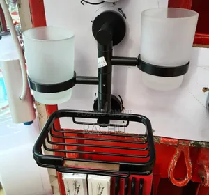 Soap and Tooth Brush Holder Combined