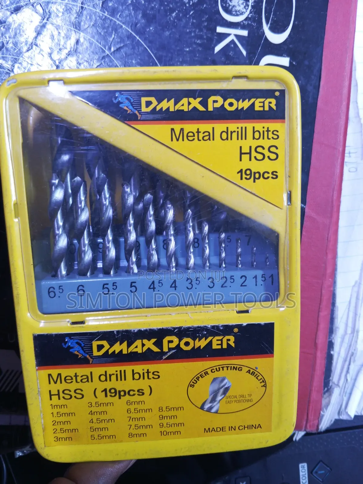 19pc Dmax Power Metal Drill Bits