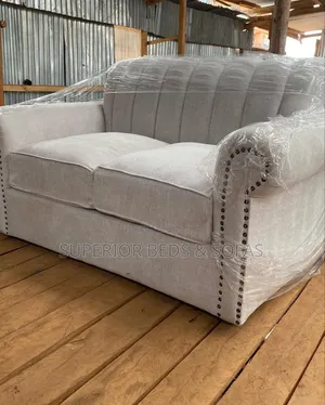 Light Grey Classic 2-Seater Sofa