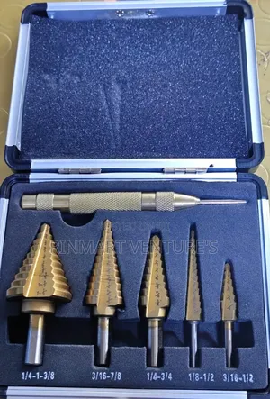 5-Piece Titanium-Plated High-Speed Steel