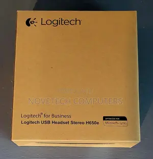 Genuine Logitech Usb Headset Stereo H650e 981-000519 Black