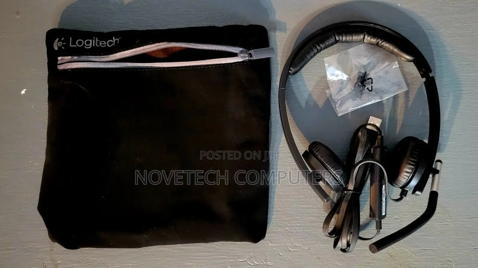 Genuine Logitech Usb Headset Stereo H650e 981-000519 Black