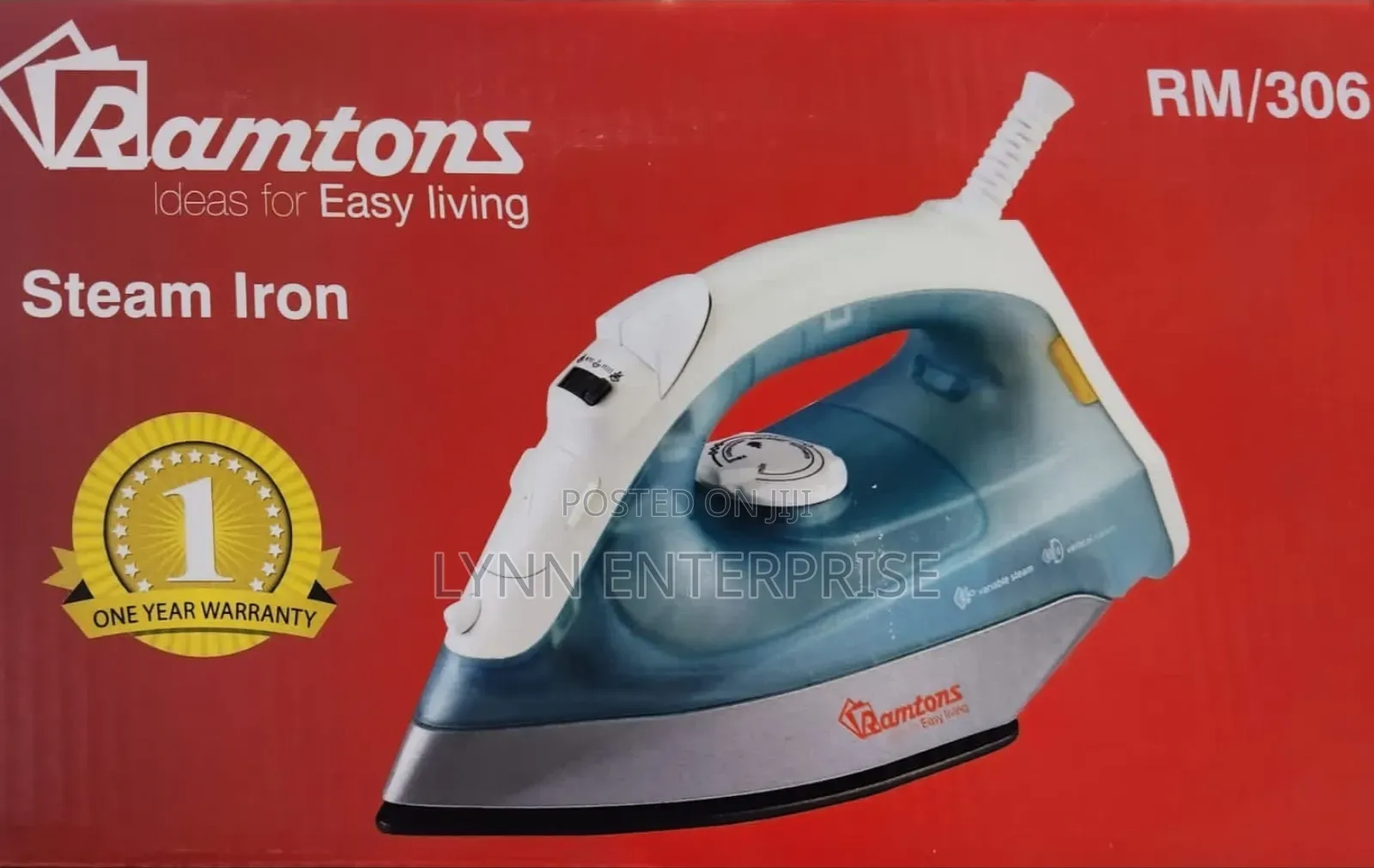 *Ramtons Steam Iron Rm306