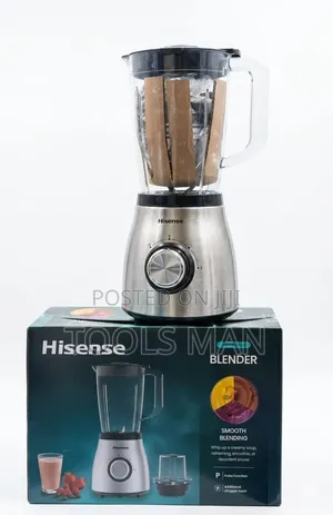 Hisense Stainless Steel Blender With Chopper.